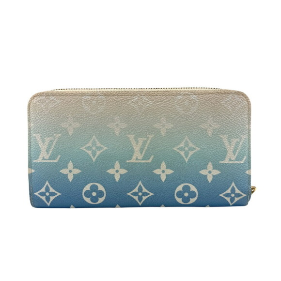 LOUIS VUITTON M80360 Zippy Wallet Round by the Pool Monogram Giant Long Multi...